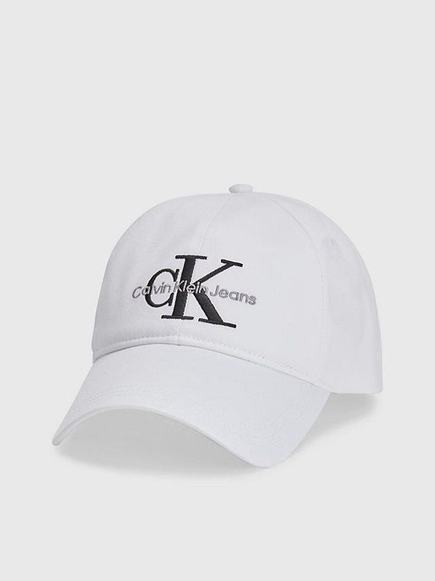 Calvin Klein USA Organic Cotton Logo Mens Cap White 2874195-KN